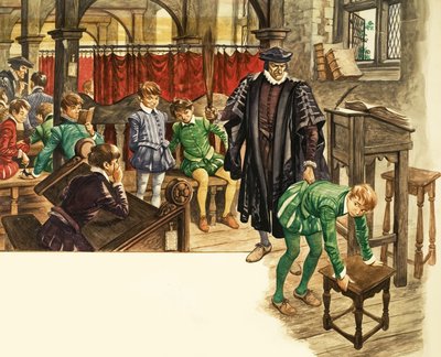 Once Upon a Time... Punishment at school in the Tudor Age by Peter Jackson